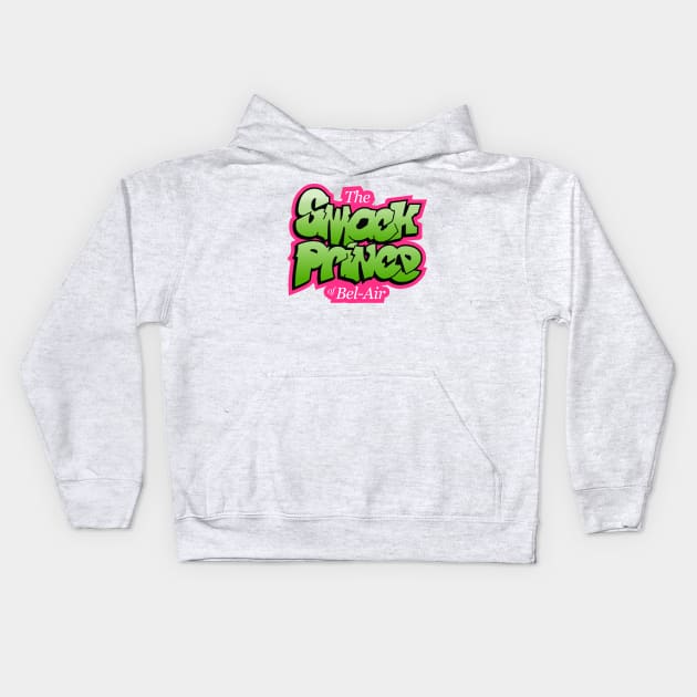 The Smack Prince of Bel-Air Kids Hoodie by nerdgonalley